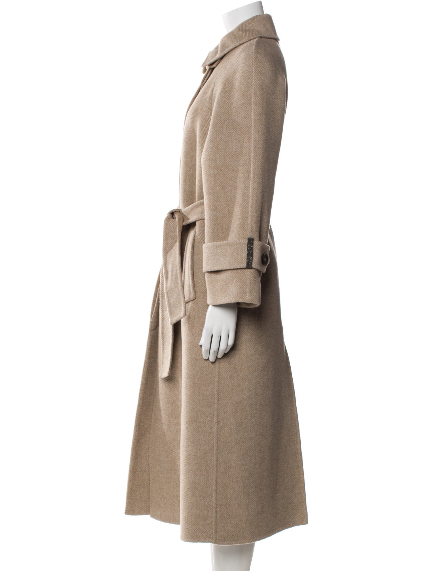 Brunello Cucinelli Virgin Wool Trench Coat