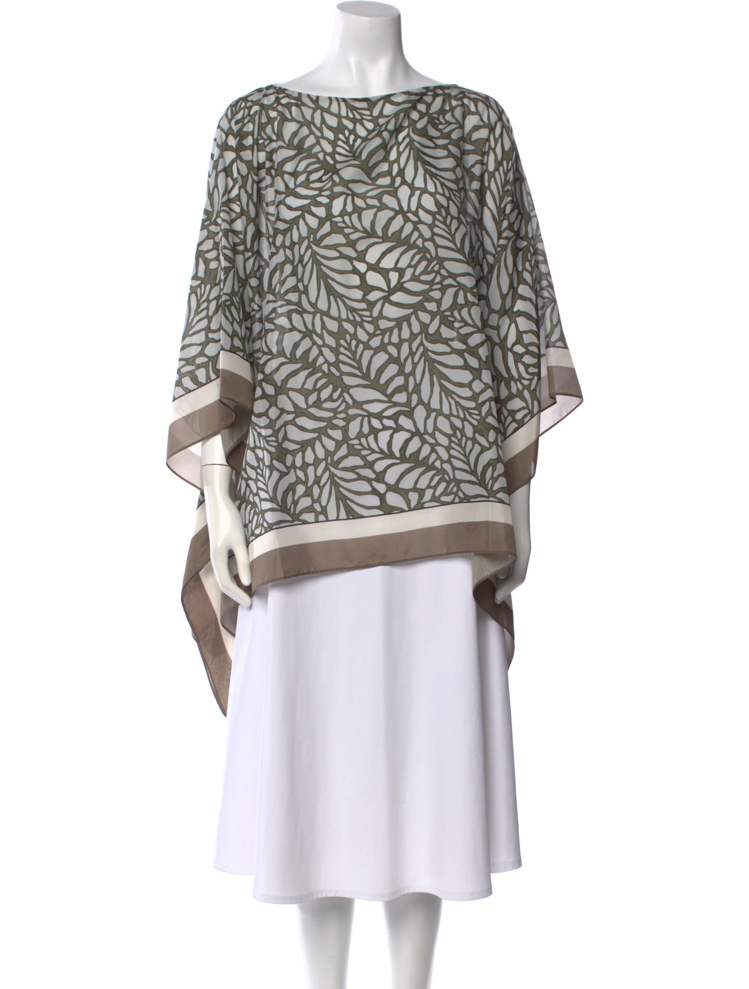 Brunello Cucinelli Silk Printed Tunic