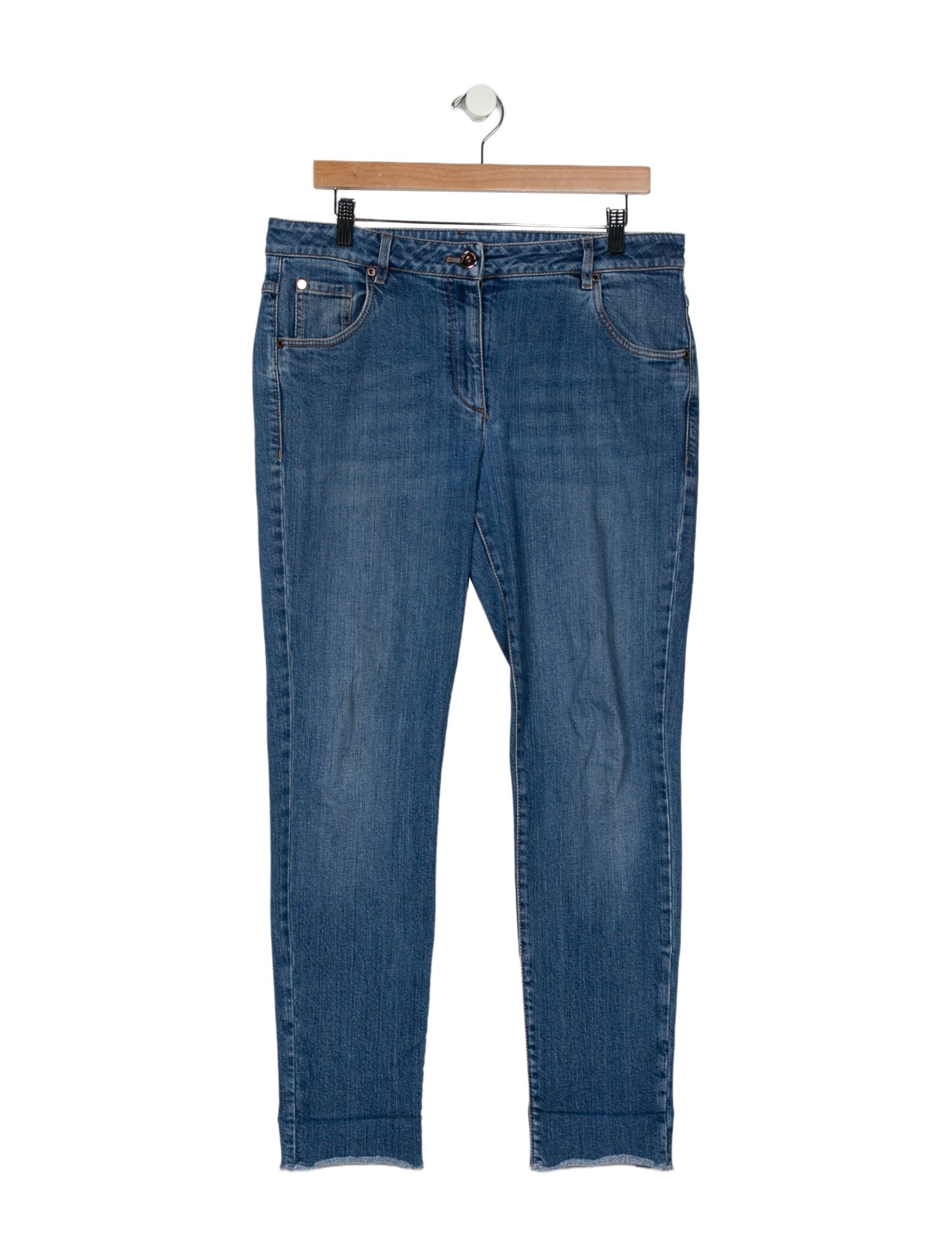 Brunello Cucinelli Mid-Rise Skinny Leg Jeans