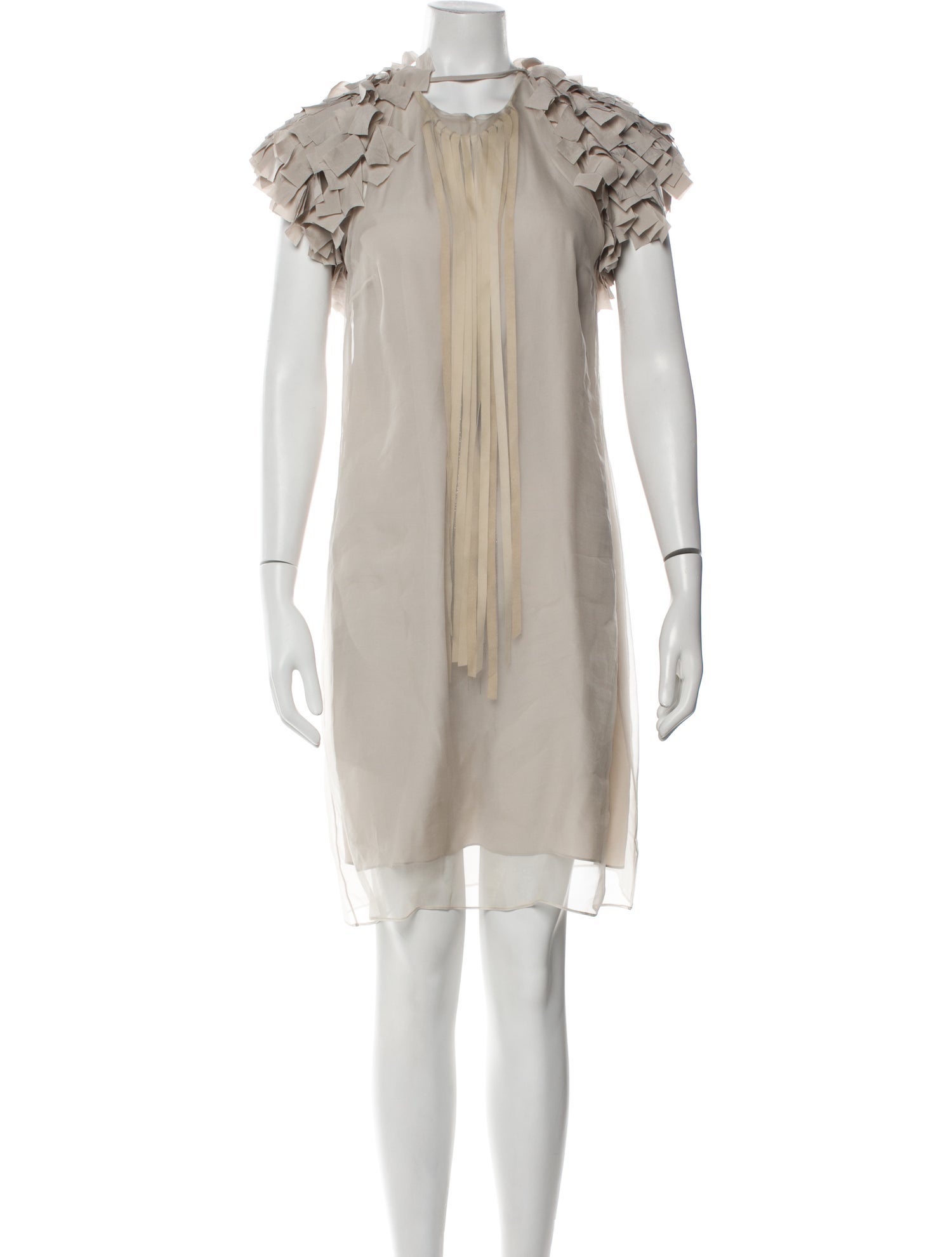 Brunello Cucinelli Silk Knee-Length Dress
