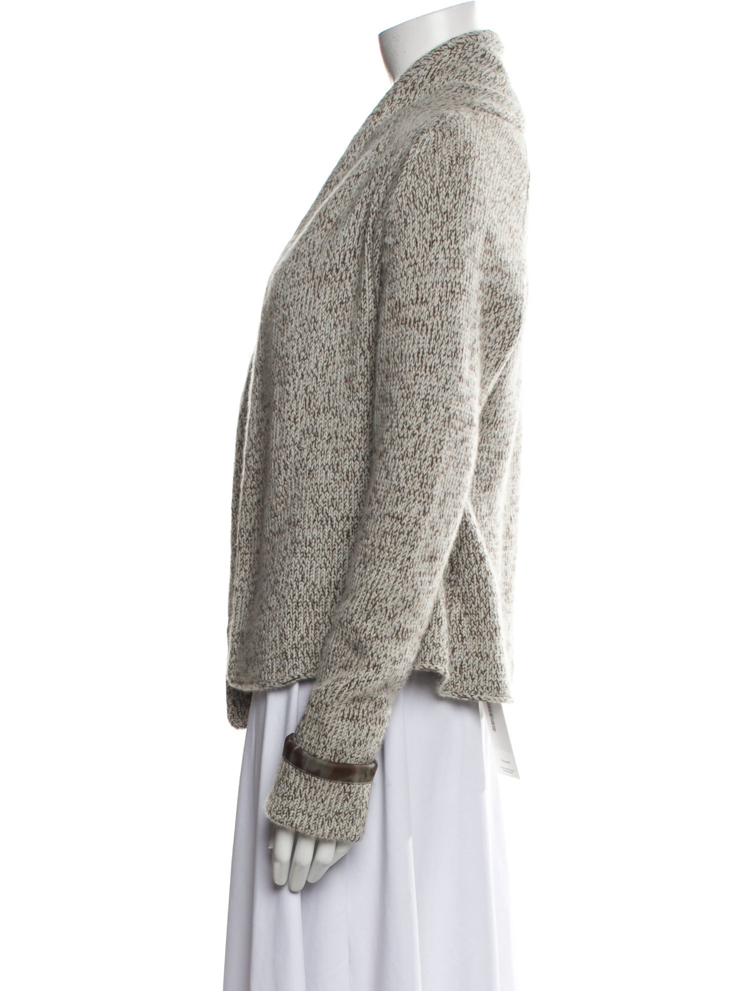 Brunello Cucinelli Cashmere Open Front Sweater