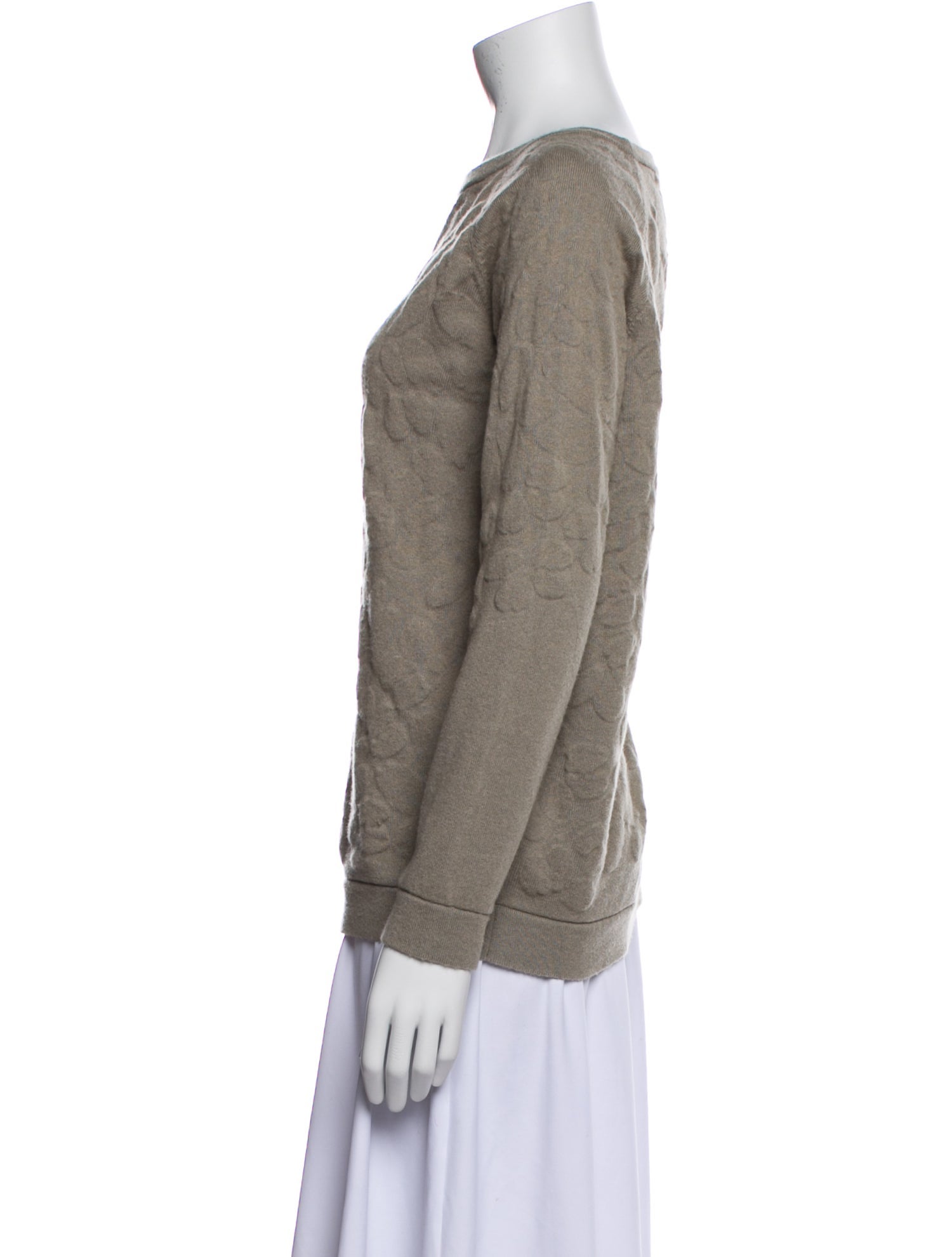Brunello Cucinelli Cashmere Bateau Neckline Sweater