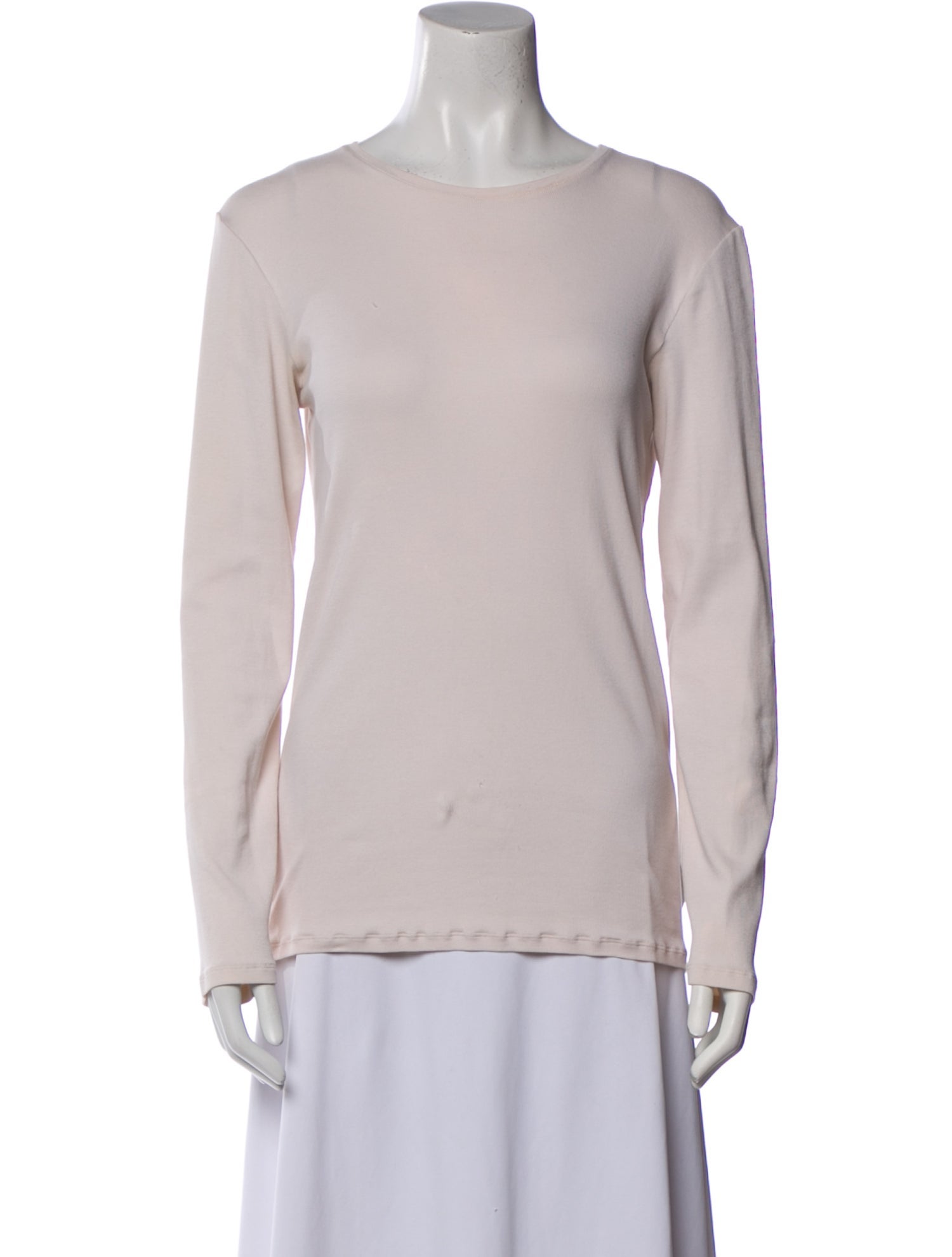 Brunello Cucinelli Bateau Neckline Long Sleeve Top