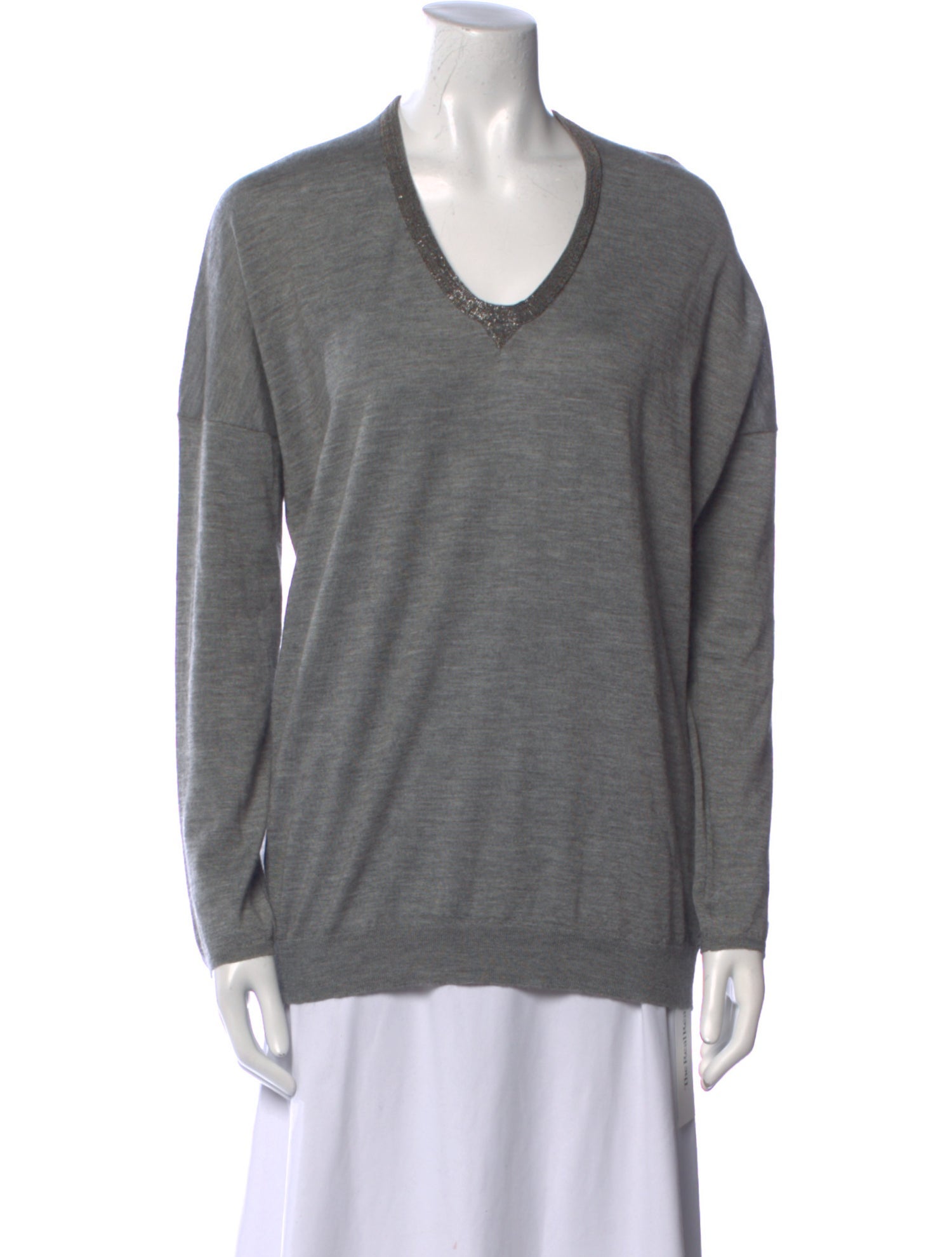 Brunello Cucinelli Cashmere V-Neck Sweater