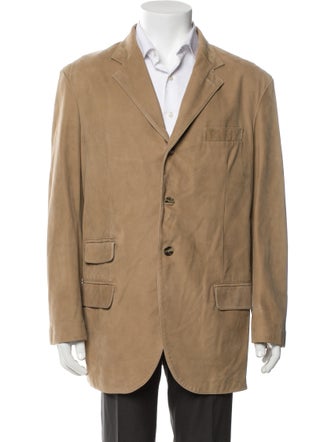 Brunello Cucinelli Leather Utility Jacket