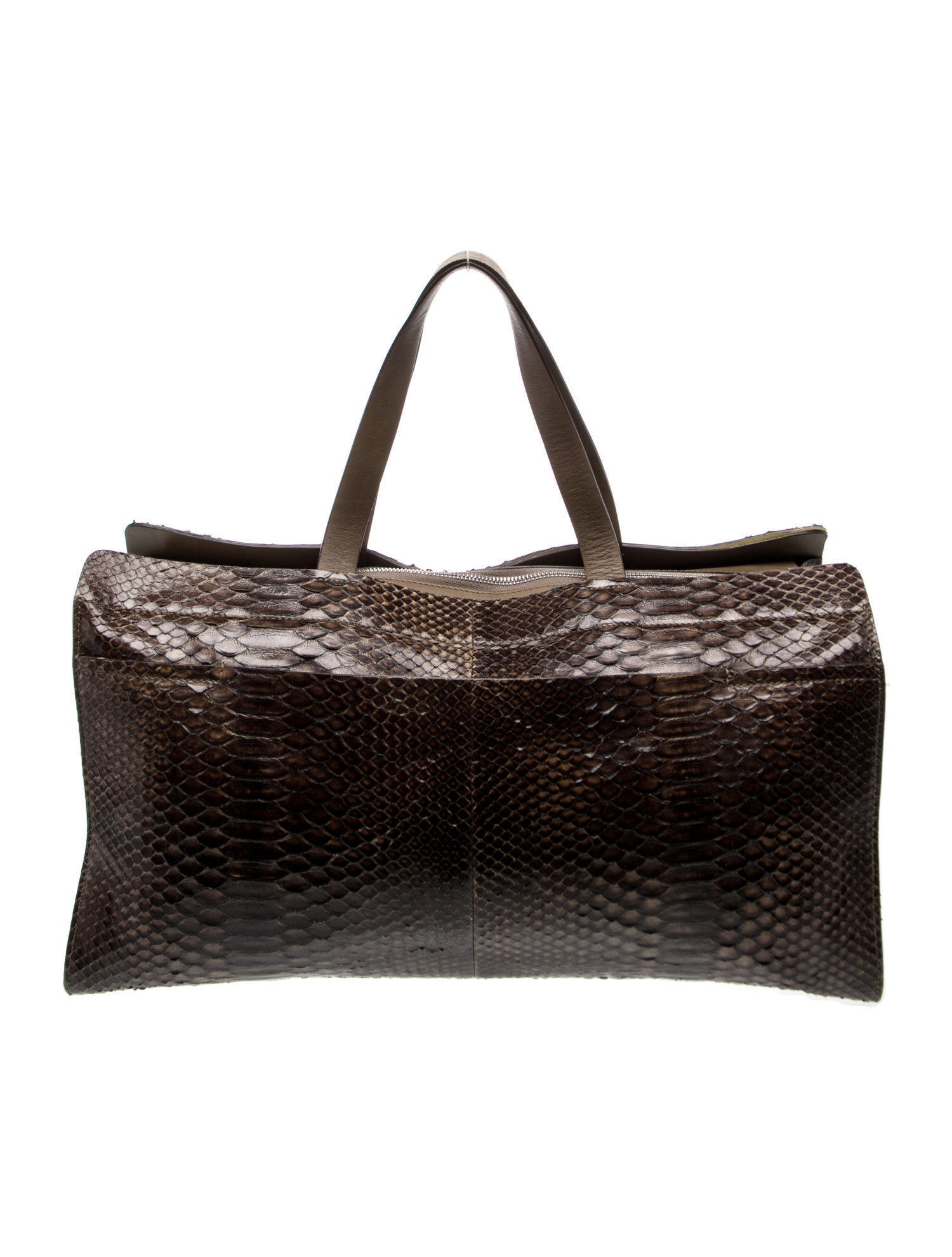 Brunello Cucinelli Snakeskin Weekender Bag