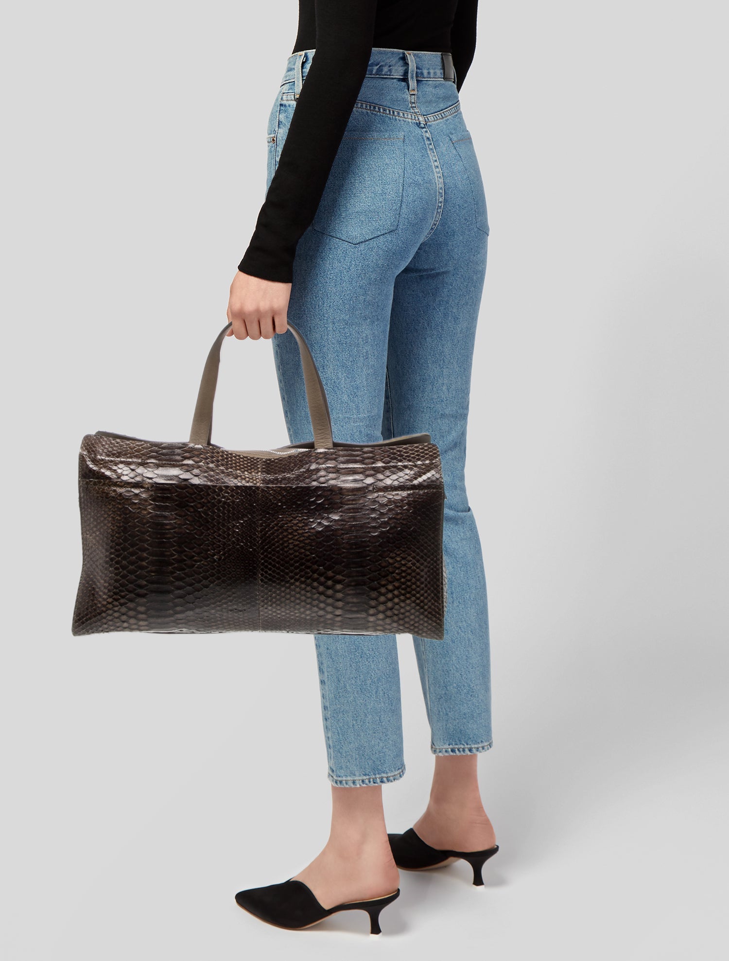 Brunello Cucinelli Snakeskin Weekender Bag