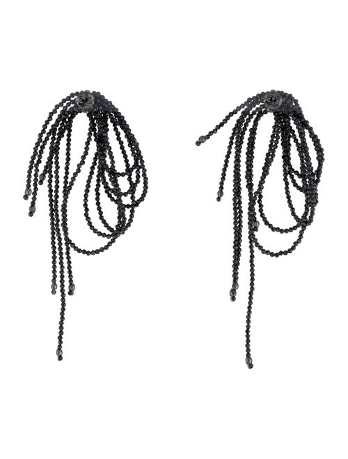 Brunello Cucinelli Monili Bead Tassel Drop Earrings