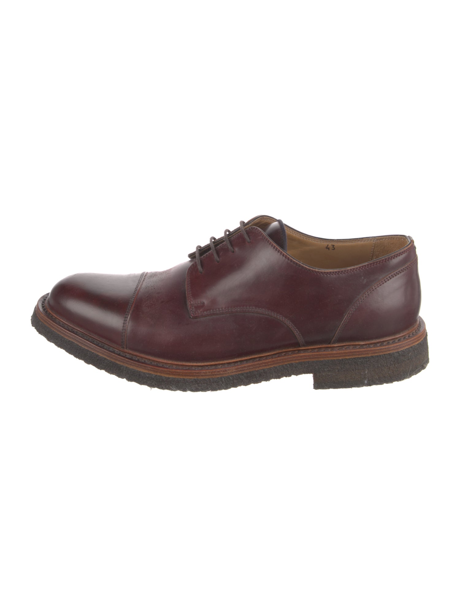 Brunello Cucinelli Leather Derby Shoes