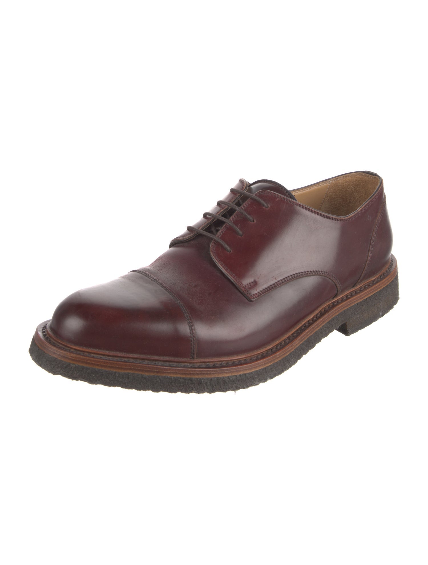 Brunello Cucinelli Leather Derby Shoes