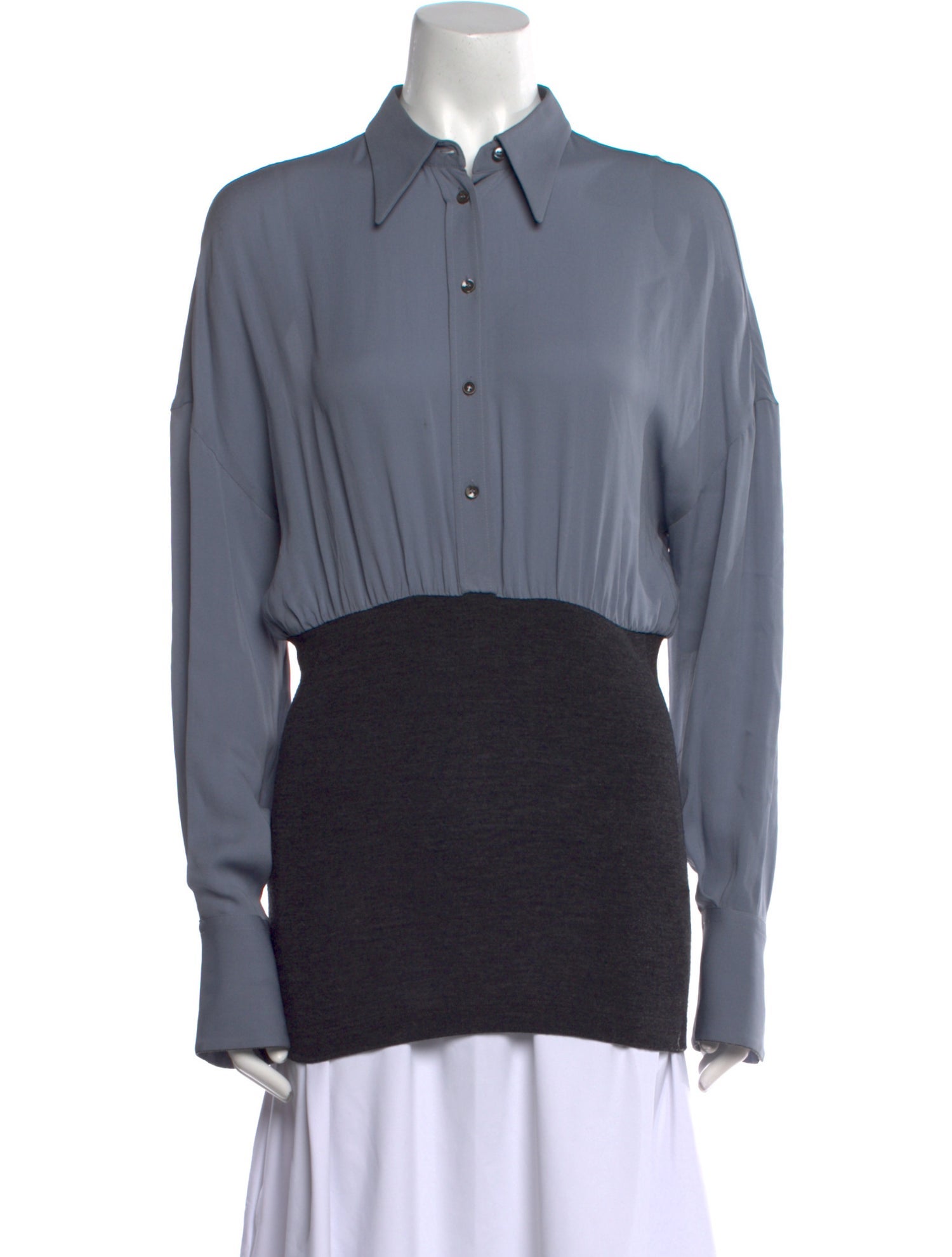 Brunello Cucinelli Silk Long Sleeve Top