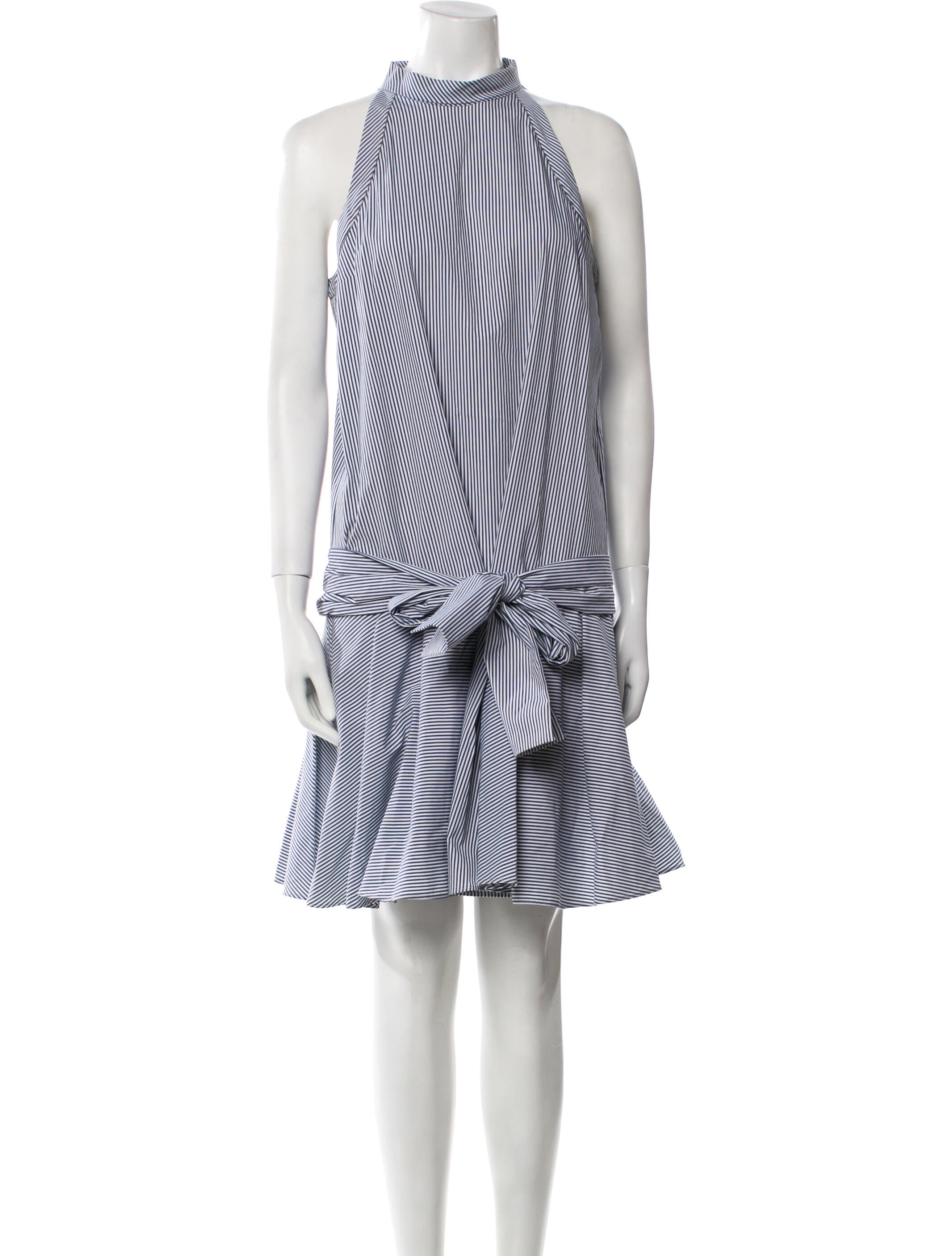 Brunello Cucinelli Striped Knee-Length Dress