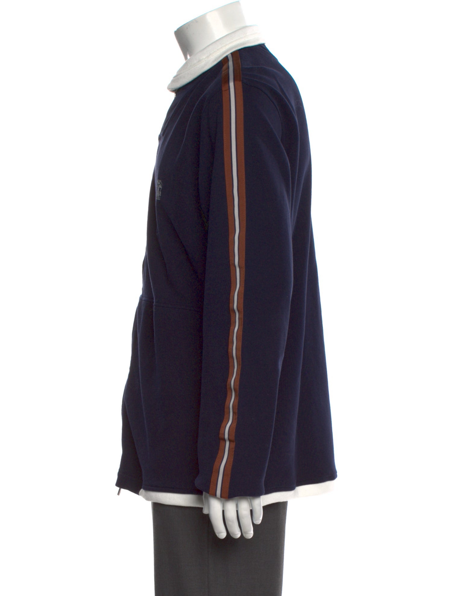 Brunello Cucinelli Striped Crew Neck Sweatshirt