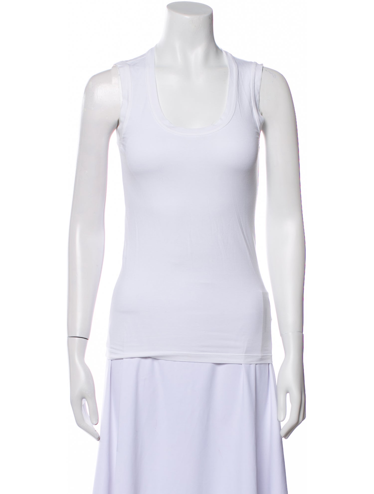 Brunello Cucinelli Scoop Neck Sleeveless Top