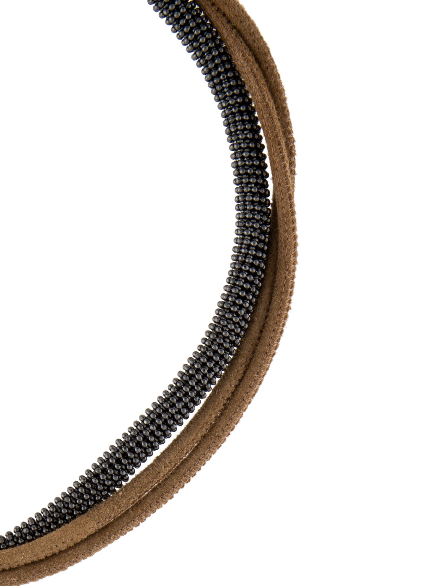 Brunello Cucinelli Precious Leather Choker Necklace