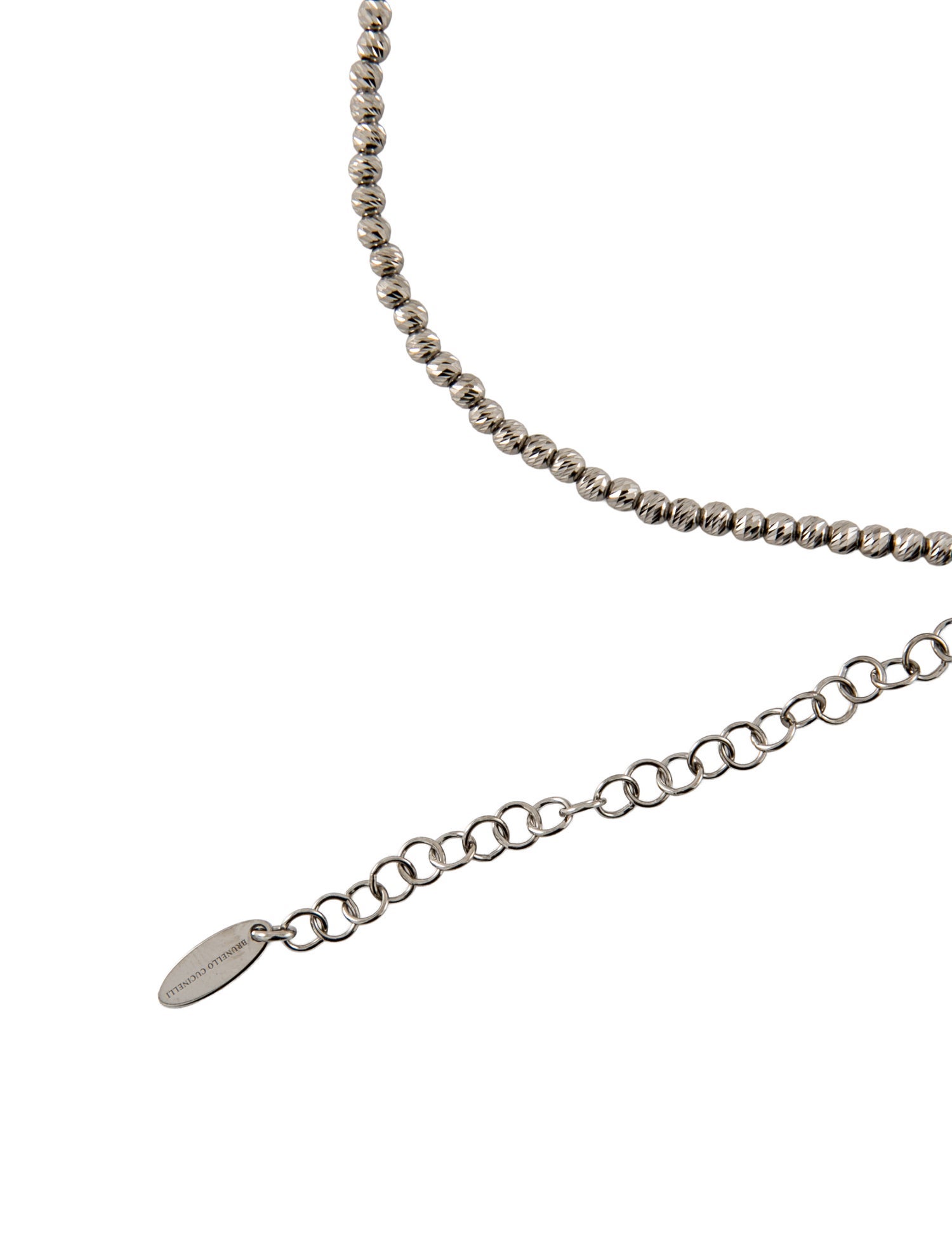 Brunello Cucinelli Bead Bralette Chain Necklace