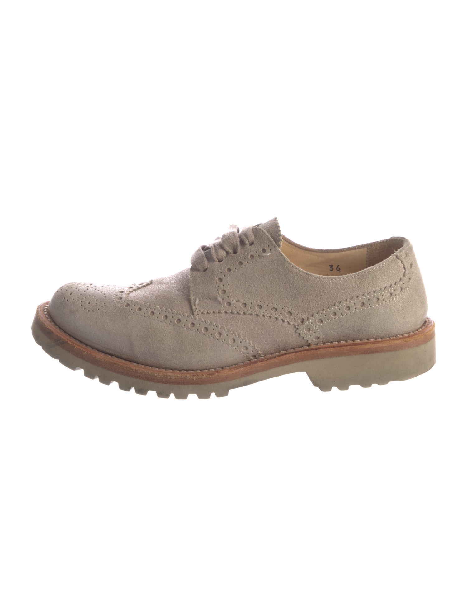 Brunello Cucinelli Suede Oxfords
