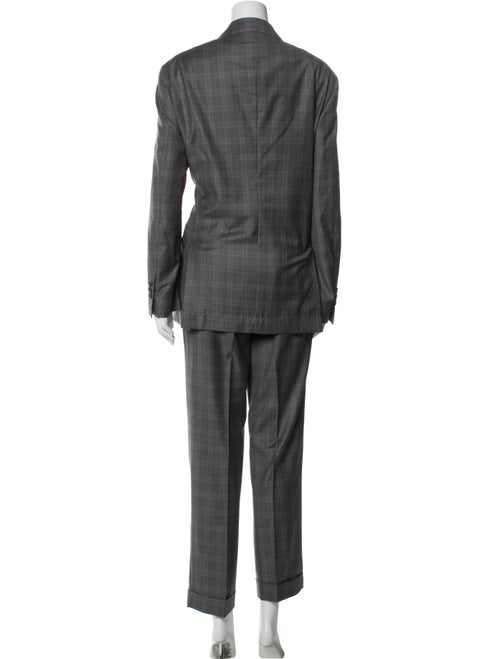 Brunello Cucinelli Plaid Print Two-Piece Suit