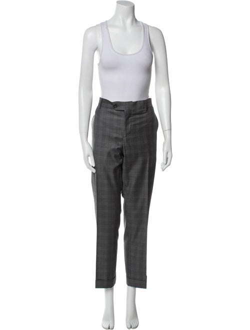 Brunello Cucinelli Plaid Print Two-Piece Suit