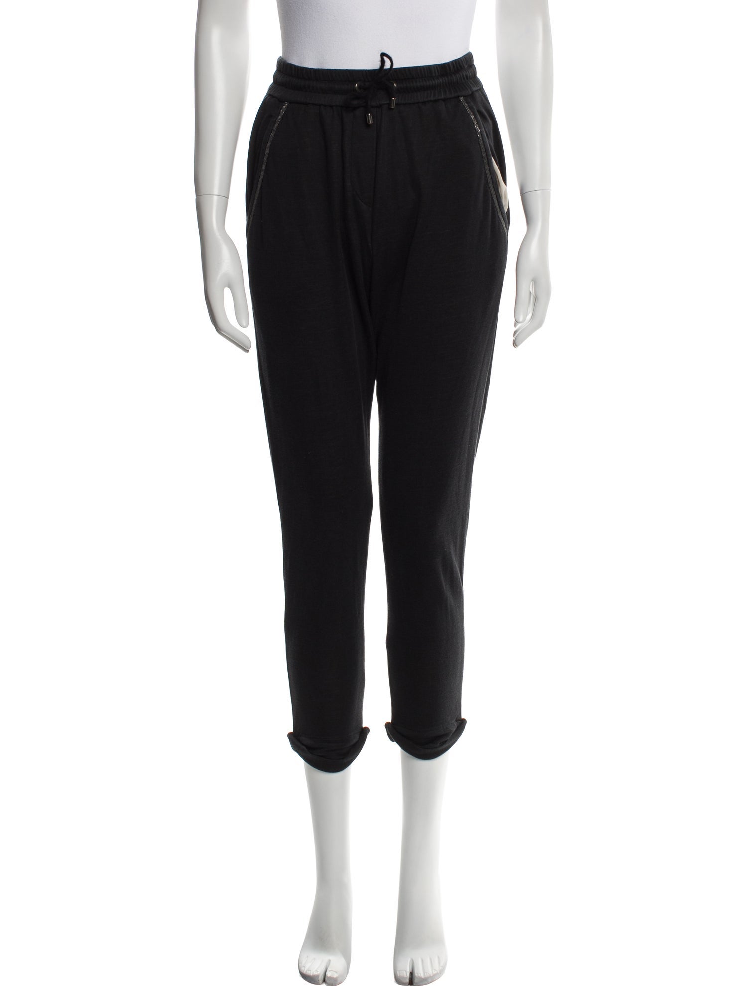 Brunello Cucinelli Crystal Embellishments Sweatpants