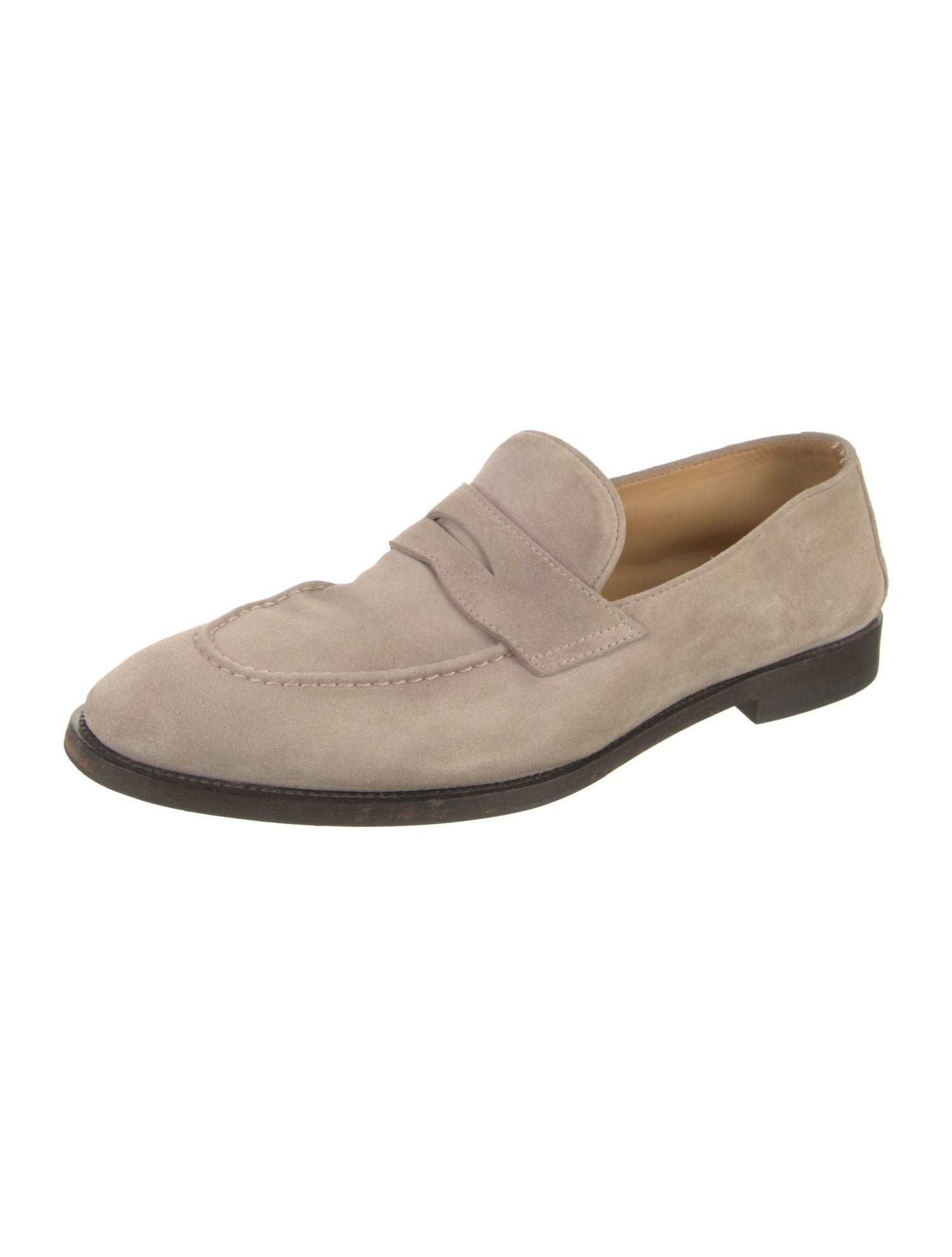 Brunello Cucinelli Suede Dress Loafers