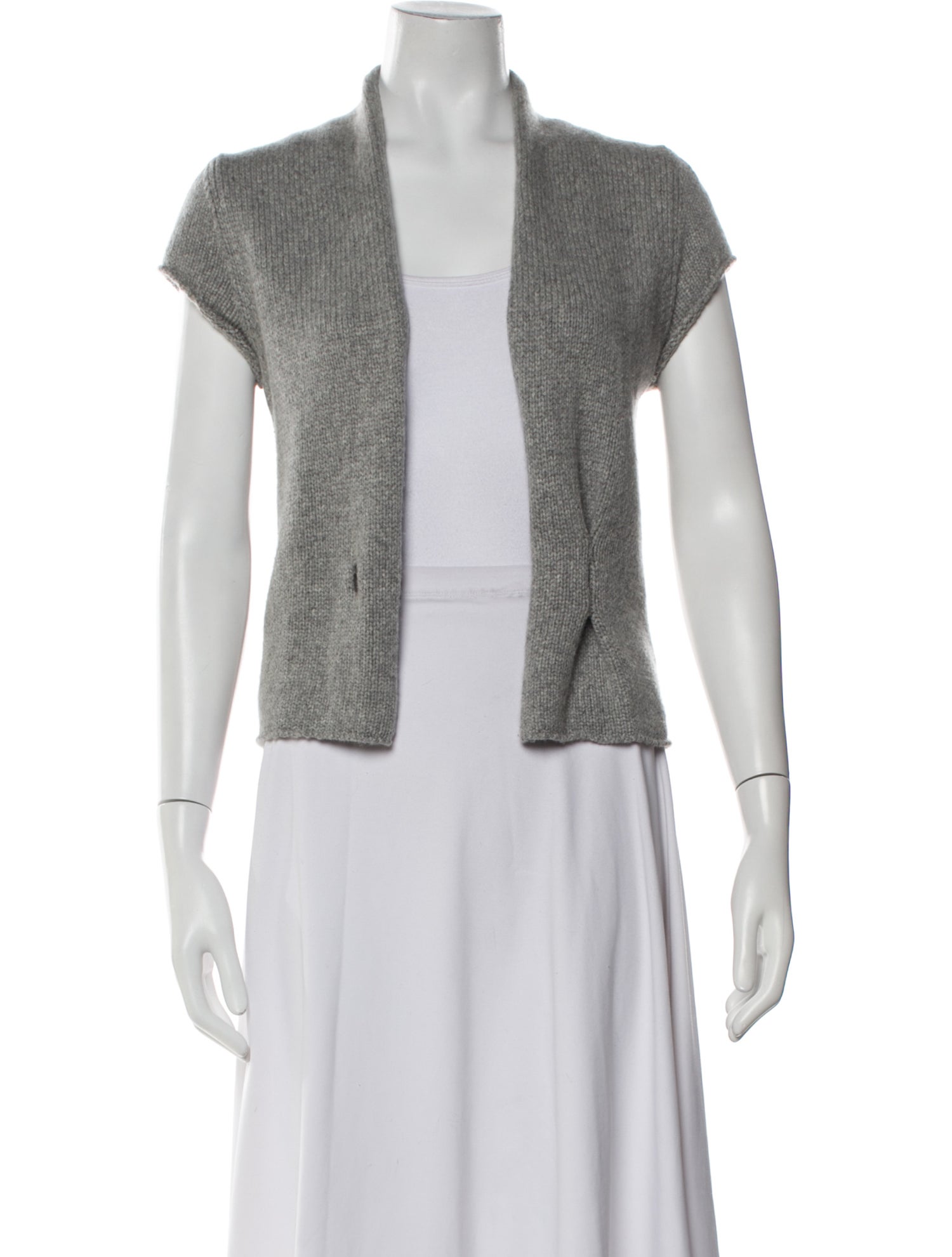 Brunello Cucinelli Cashmere Open Front Sweater