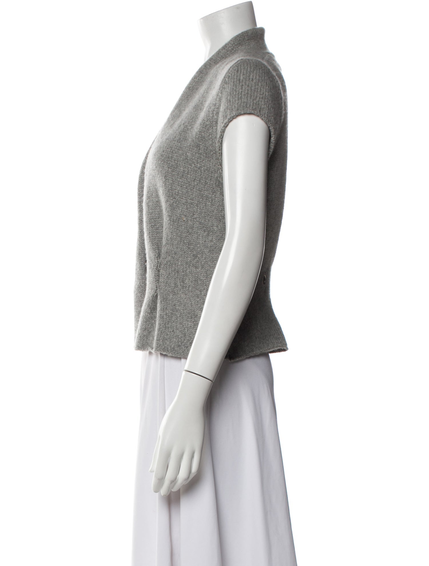 Brunello Cucinelli Cashmere Open Front Sweater