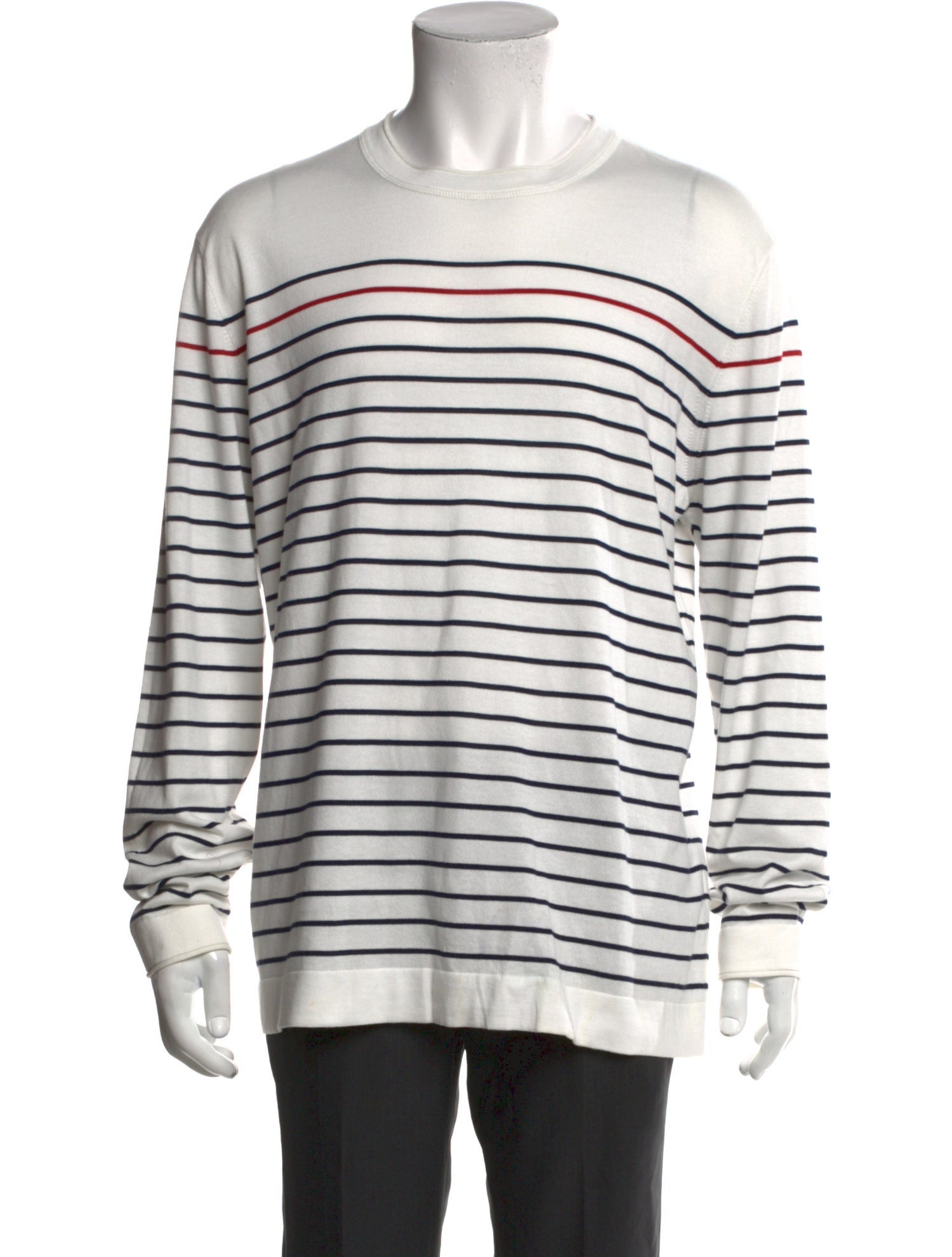 Brunello Cucinelli Striped Crew Neck T-Shirt