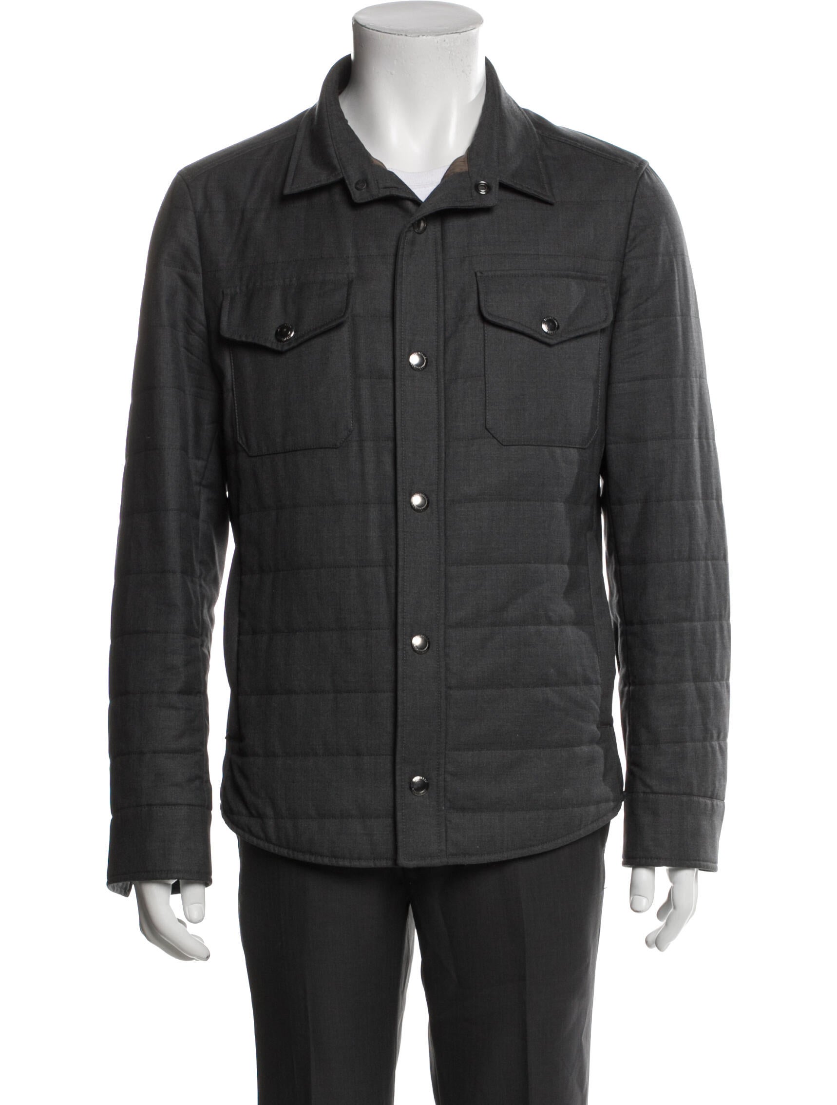 Brunello Cucinelli Wool Utility Jacket