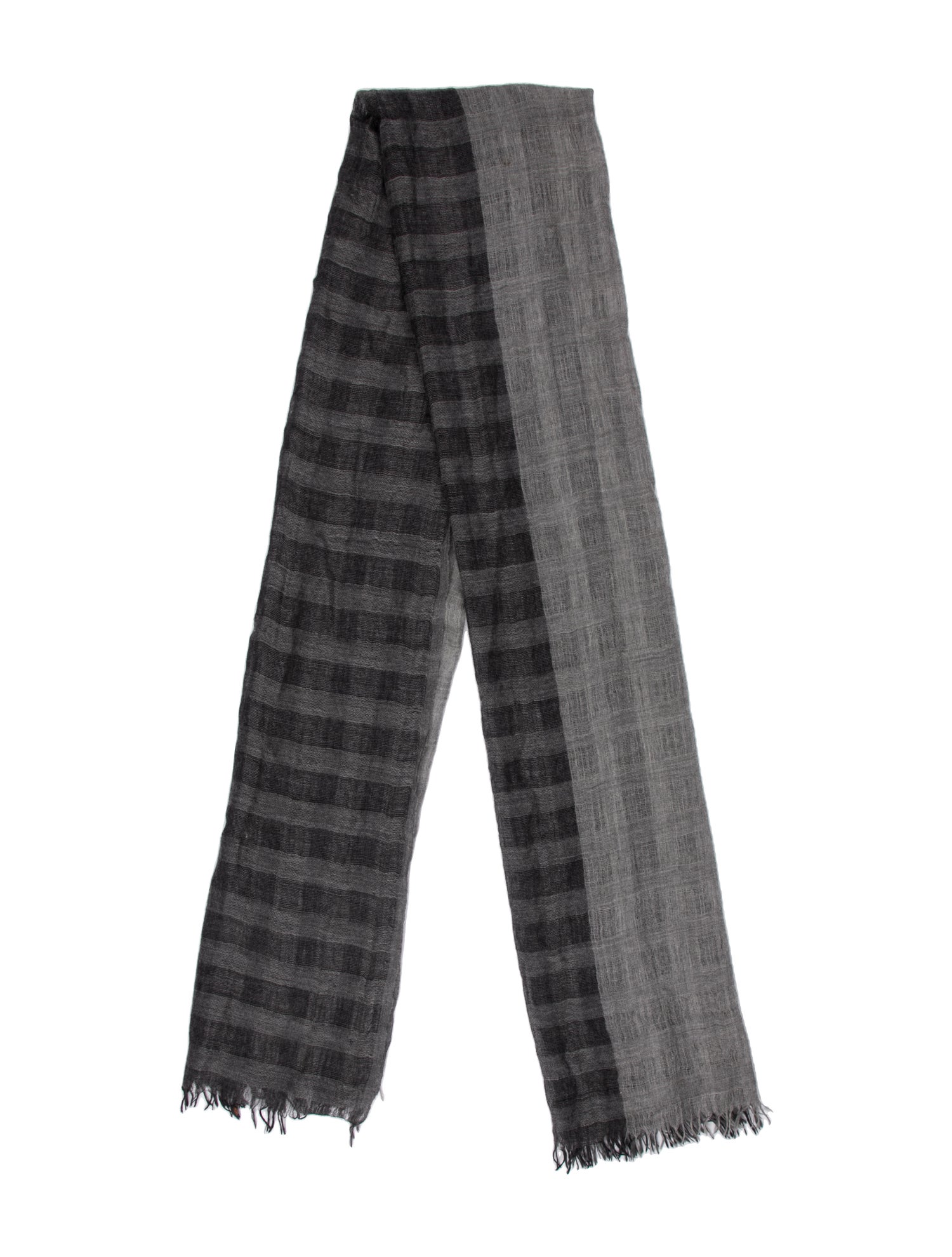 Brunello Cucinelli Cashmere Striped Scarf