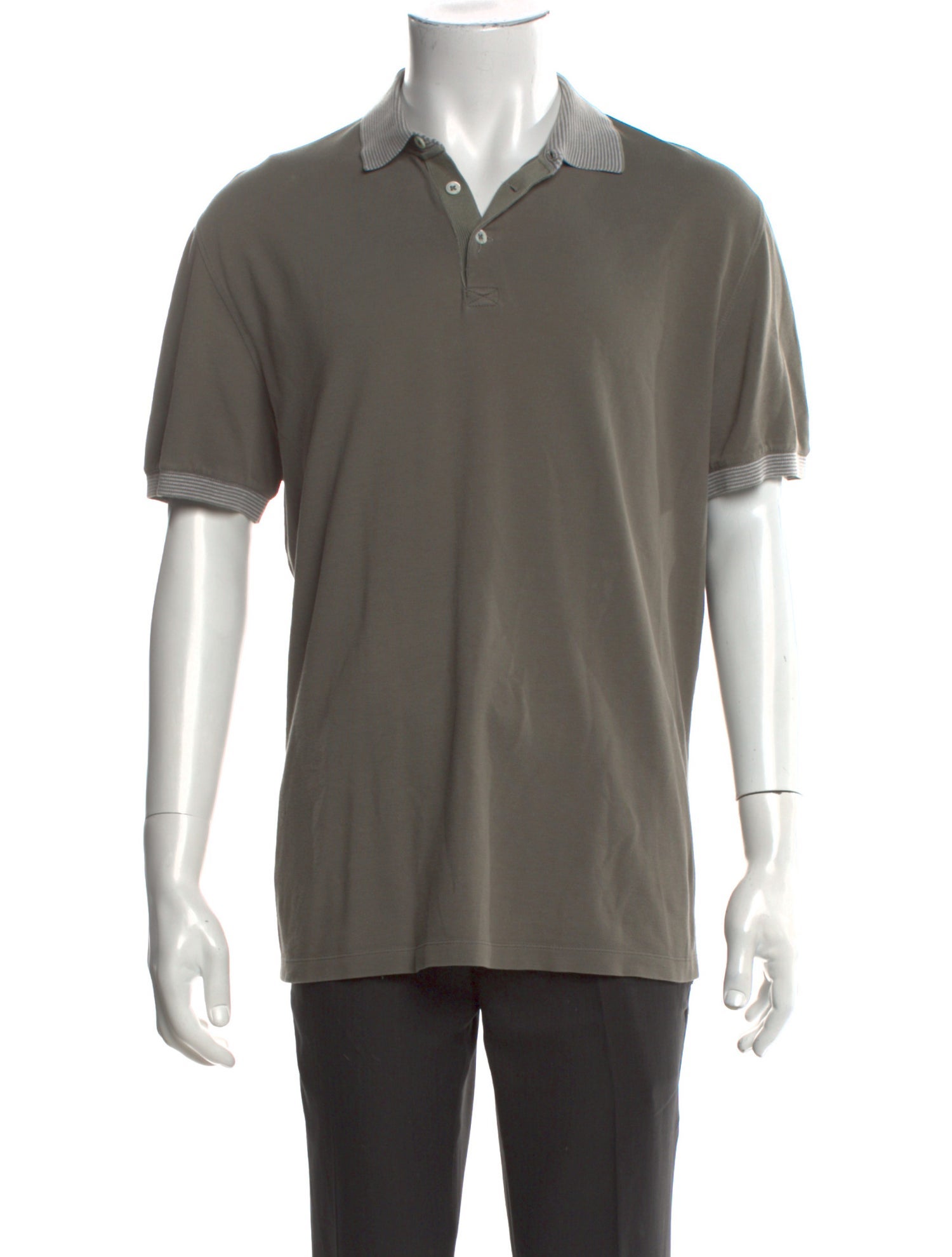 Brunello Cucinelli Crew Neck Short Sleeve Polo Shirt