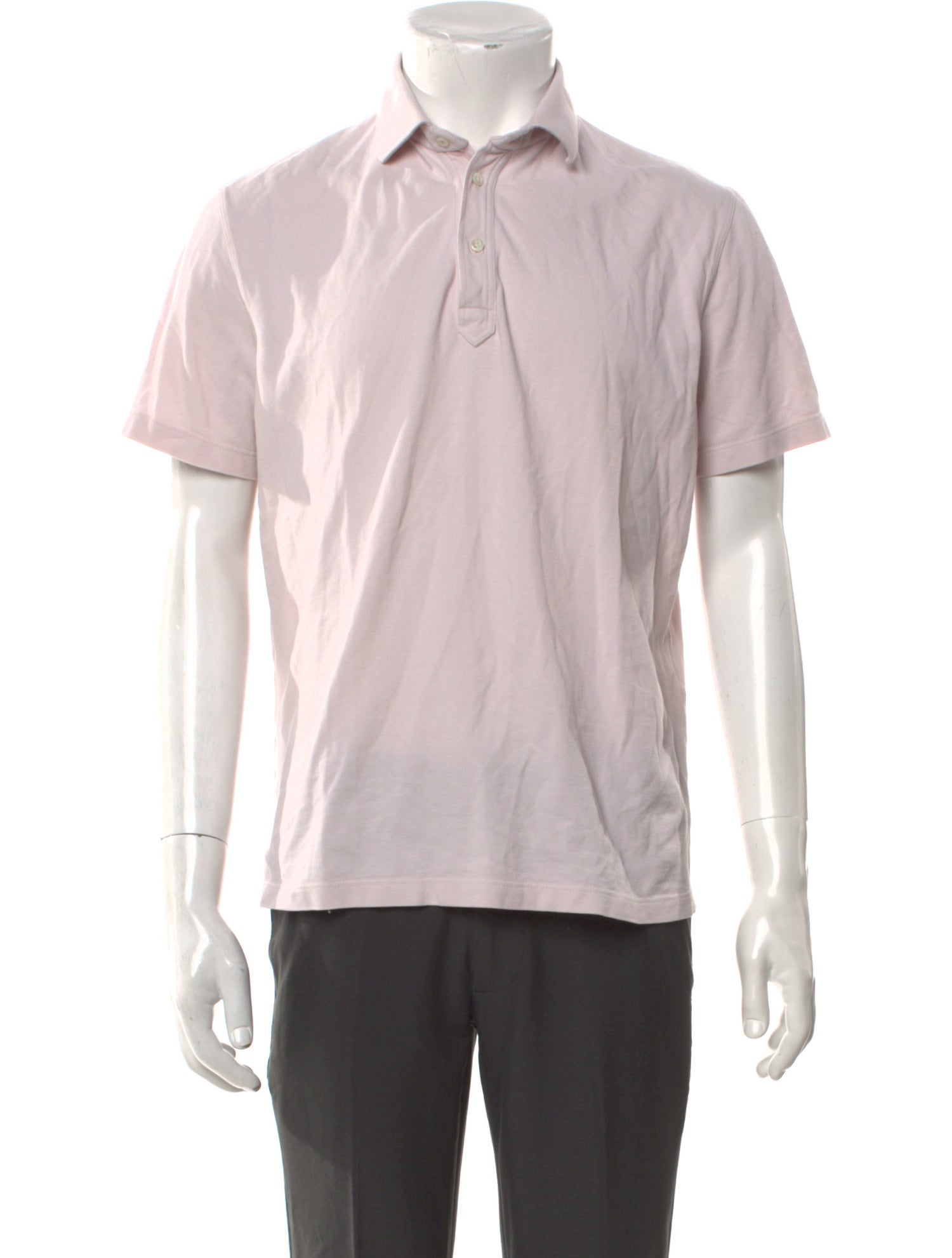 Brunello Cucinelli V-Neck Short Sleeve Polo Shirt