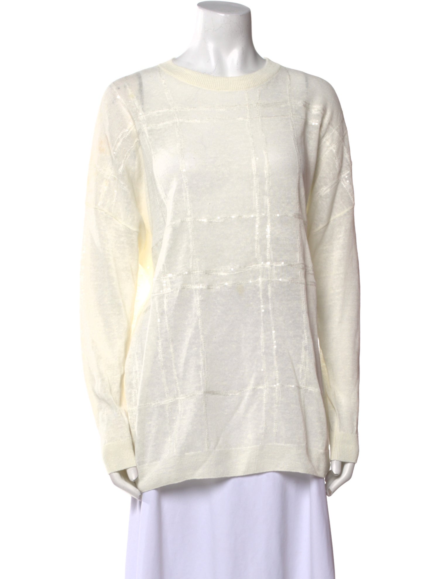 Brunello Cucinelli Linen Scoop Neck Tunic