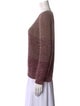 Brunello Cucinelli Colorblock Pattern V-Neck Sweater