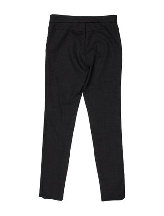 Brunello Cucinelli Virgin Wool Skinny Leg Pants