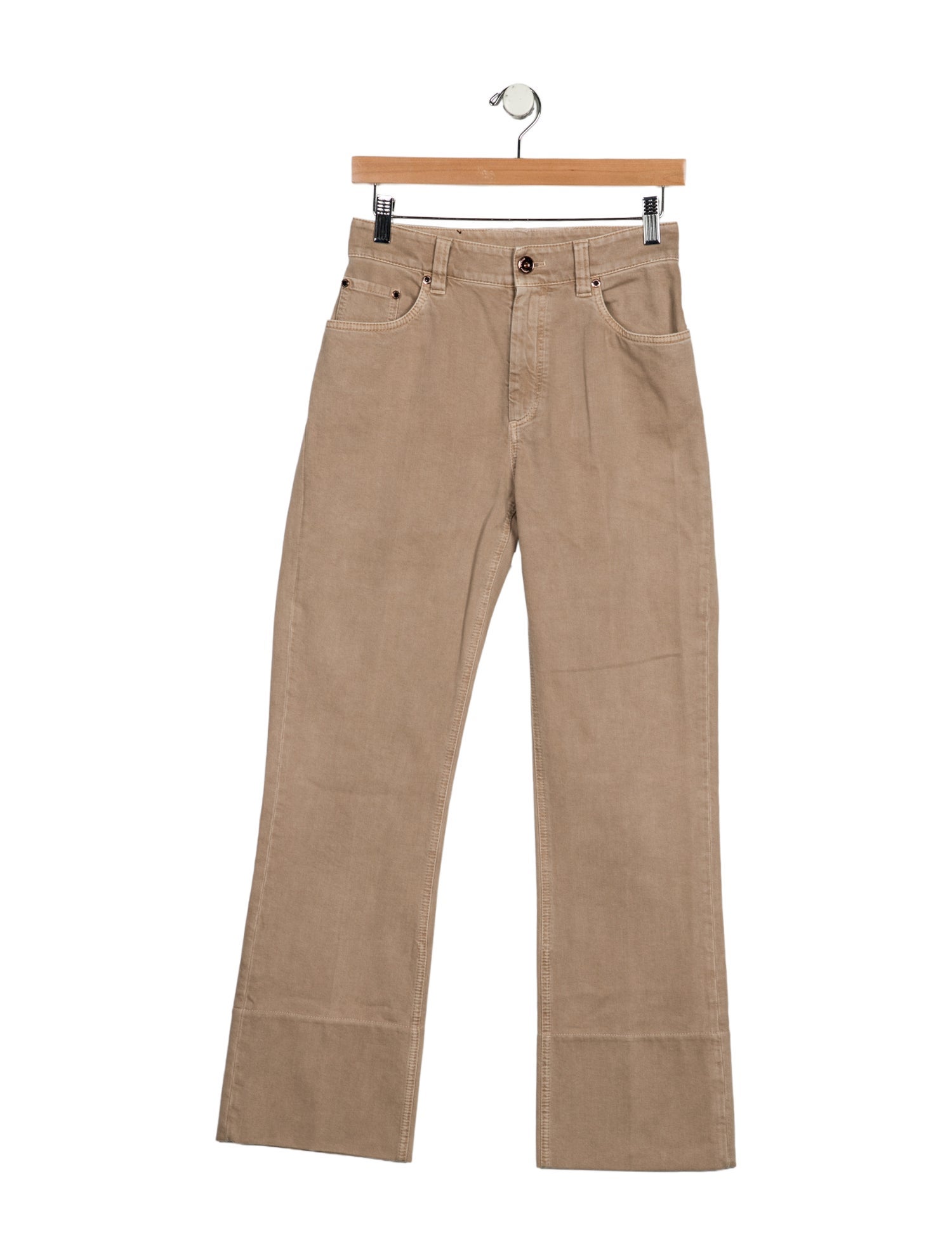 Brunello Cucinelli Mid-Rise Wide Leg Jeans