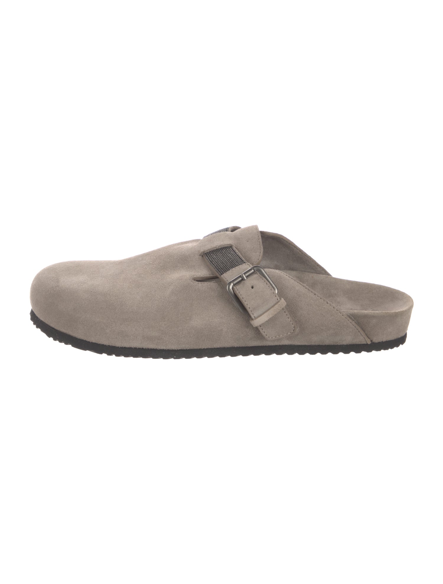 Brunello Cucinelli Monili Suede Mules w/ Tags