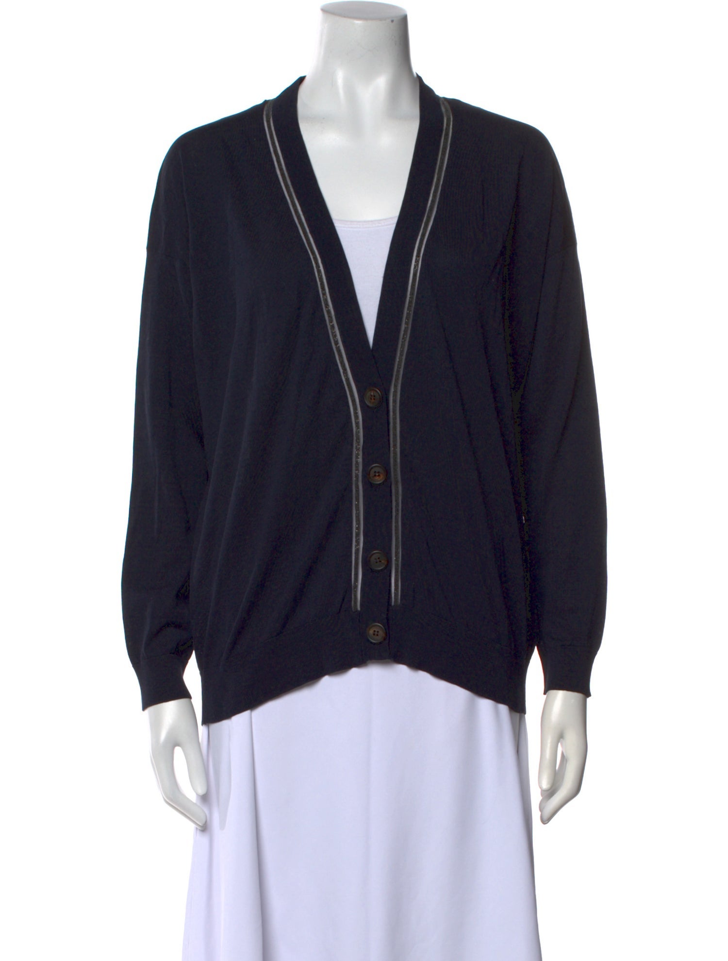 Brunello Cucinelli Wool V-Neck Sweater