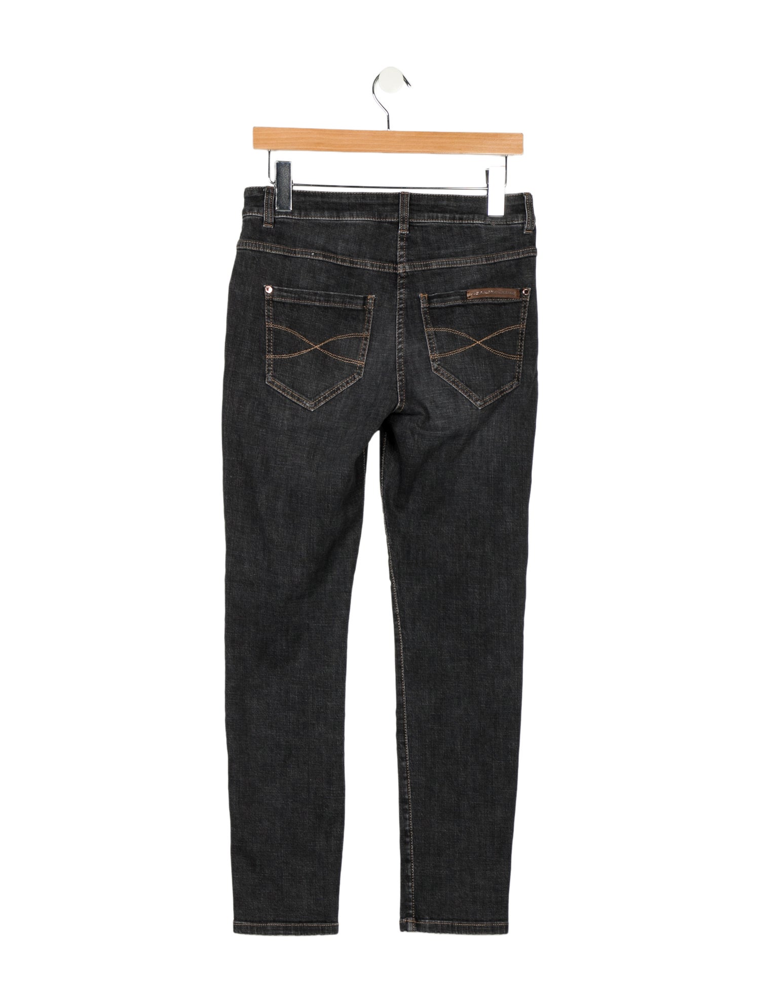 Brunello Cucinelli Mid-Rise Straight Leg Jeans