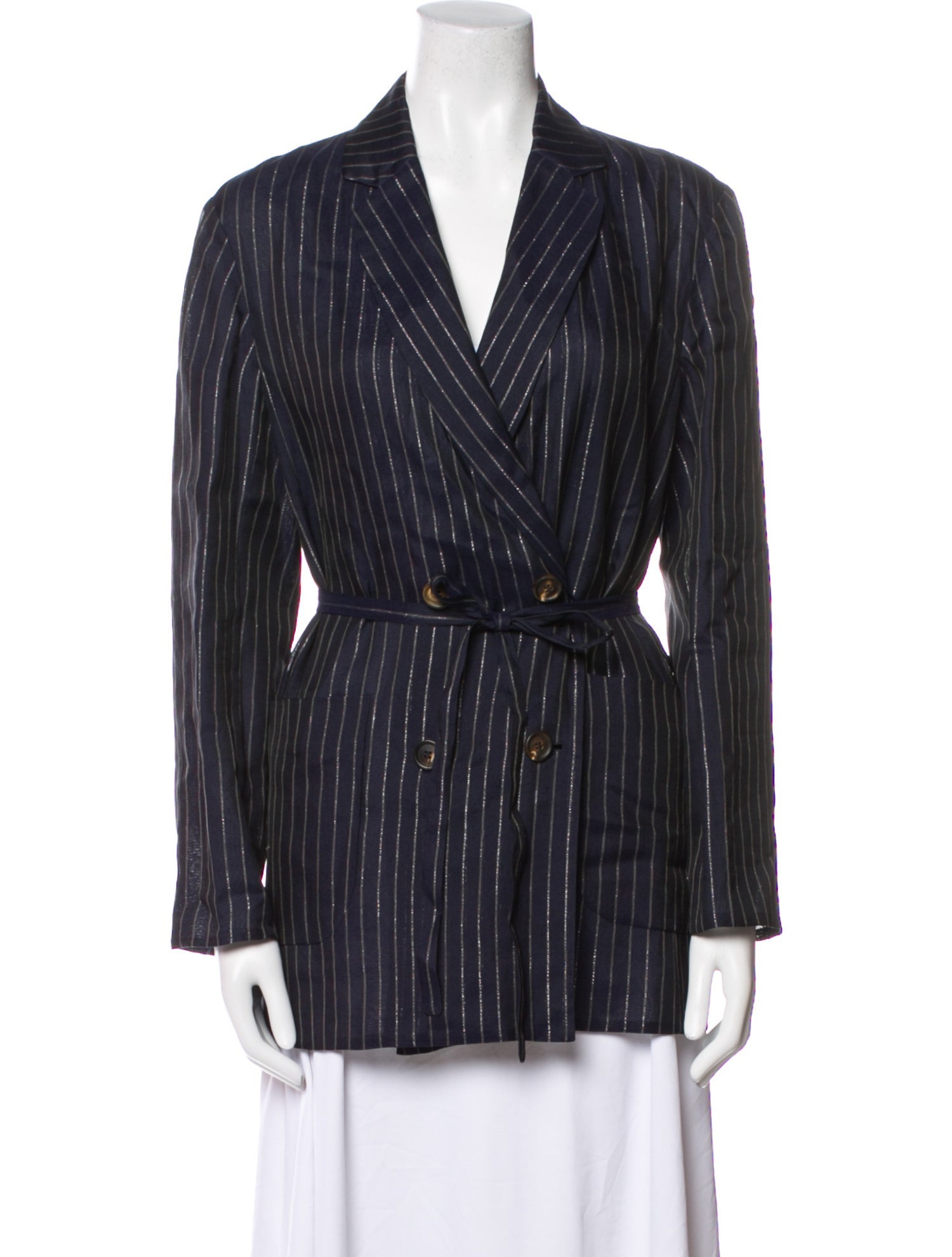 Brunello Cucinelli Striped Blazer w/ Tags