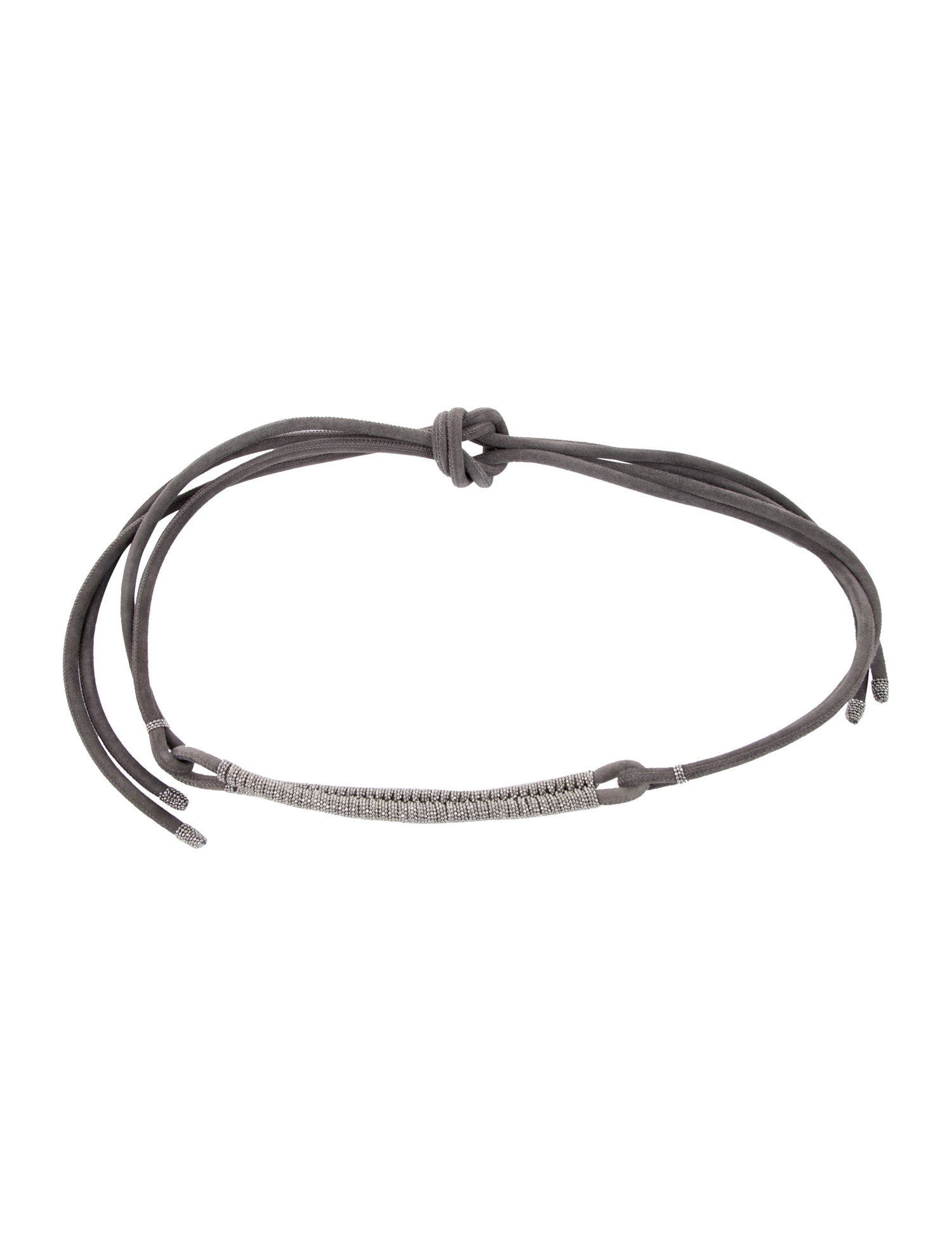 Brunello Cucinelli Skinny Suede Waist Belt