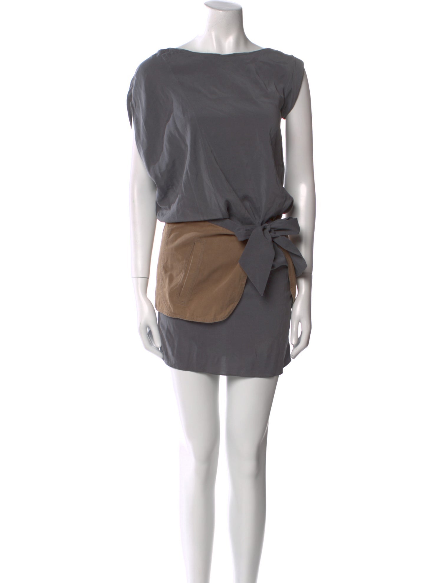 Brunello Cucinelli Silk Knee-Length Dress