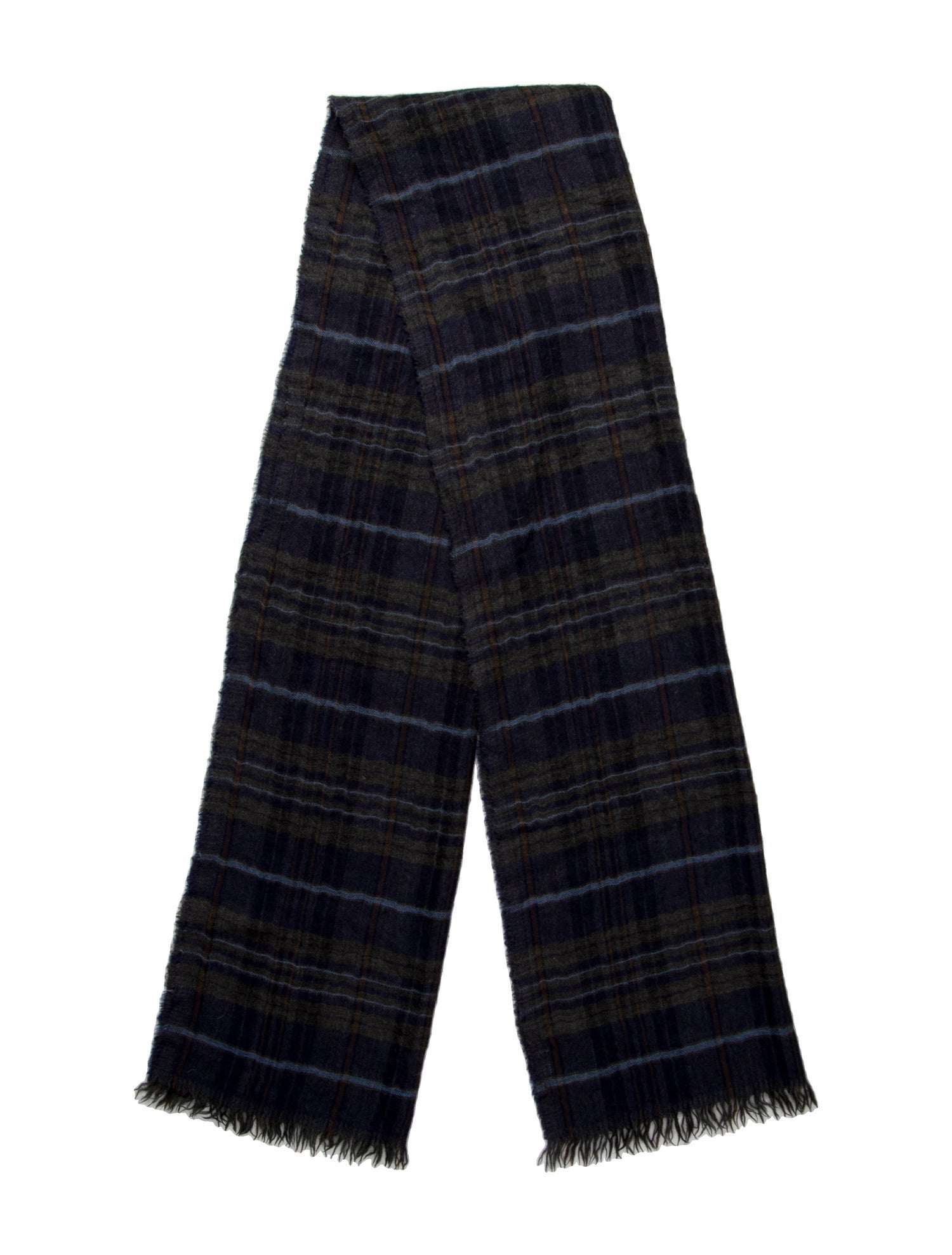 Brunello Cucinelli Cashmere Striped Scarf