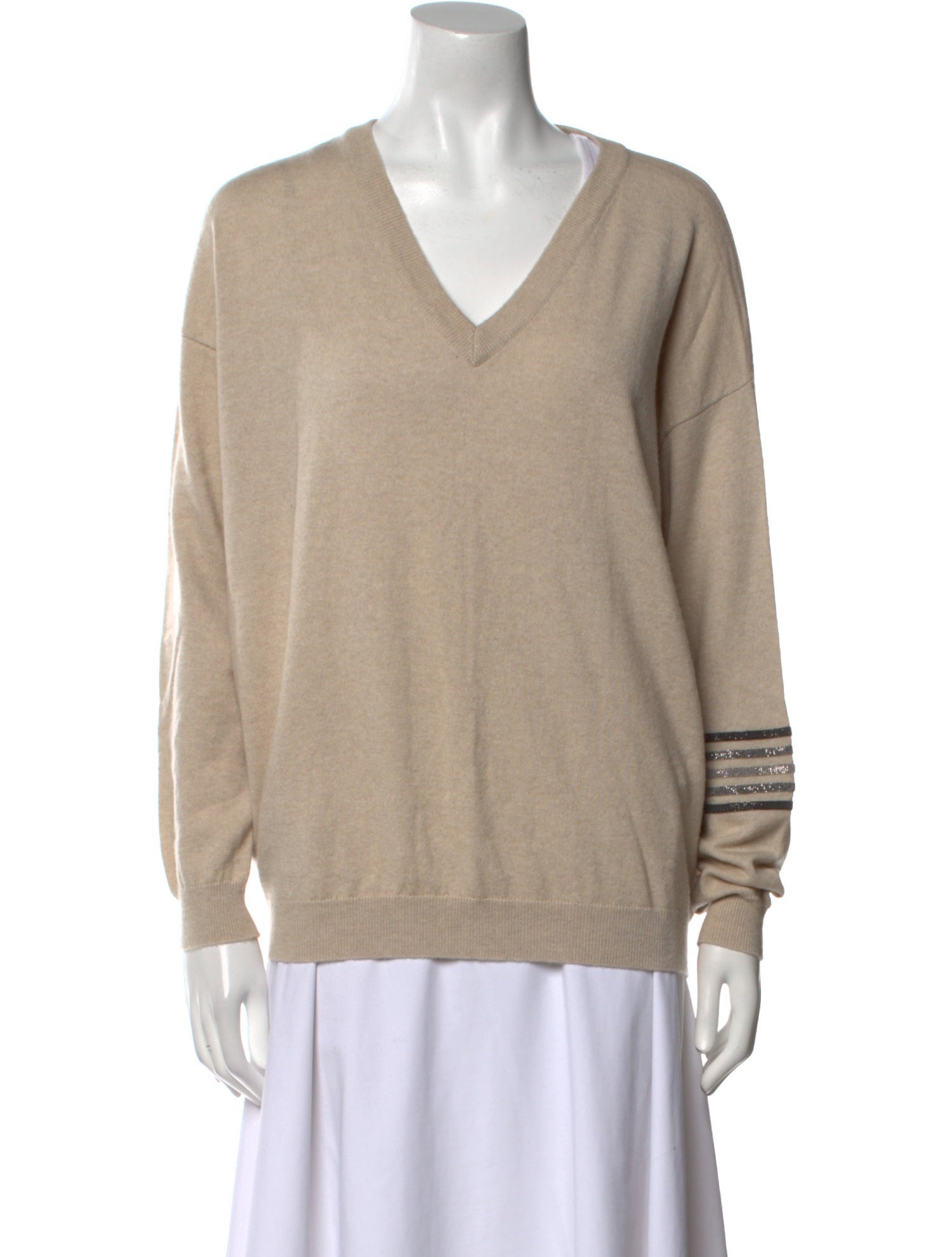 Brunello Cucinelli Cashmere V-Neck Sweater