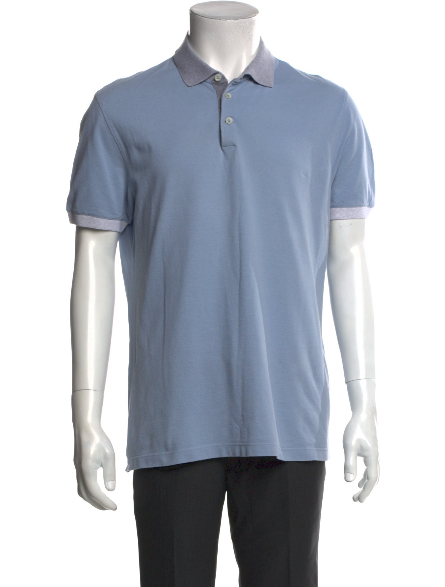 Brunello Cucinelli Collar Short Sleeve Polo Shirt