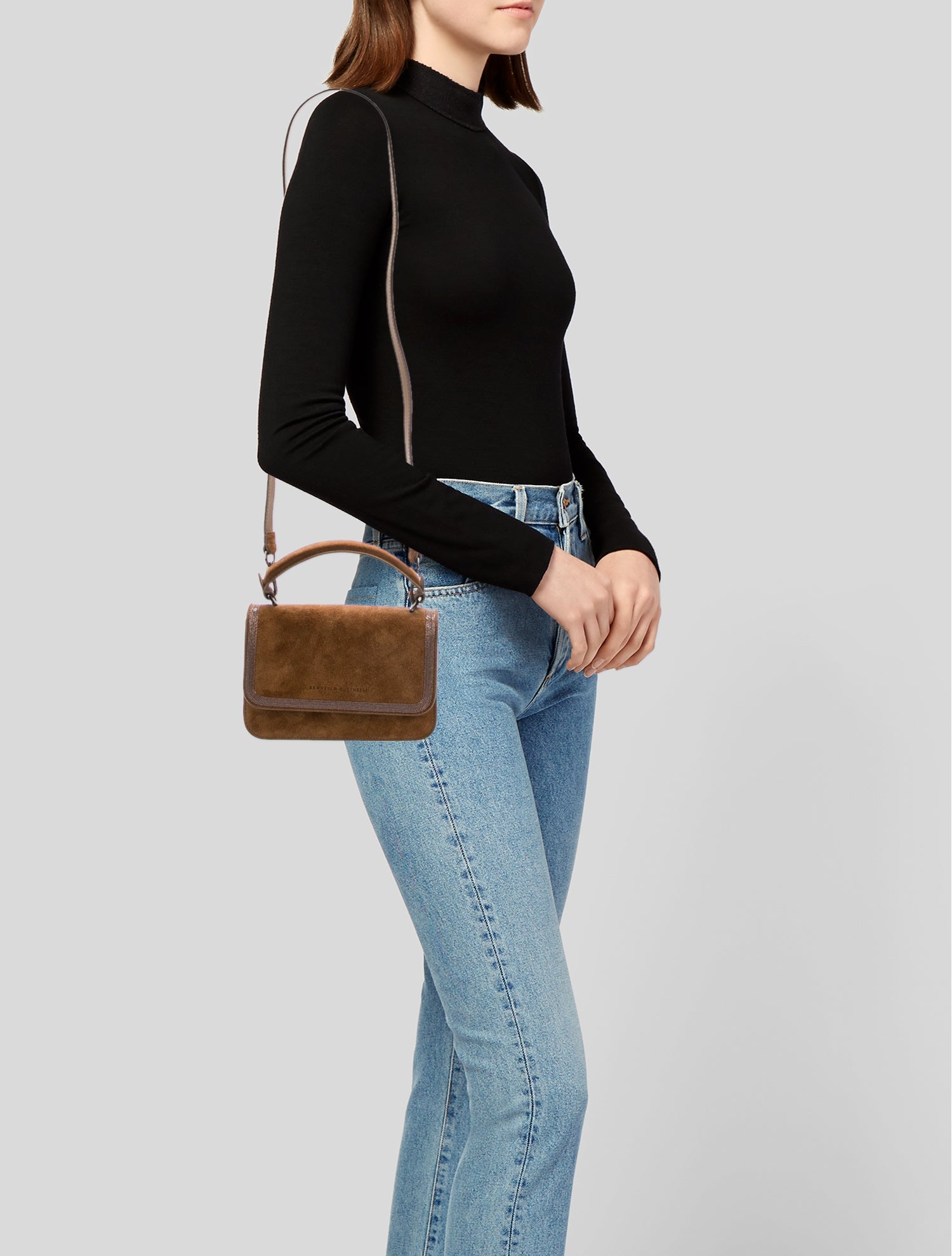 Brunello Cucinelli Monili Top Handle Bag