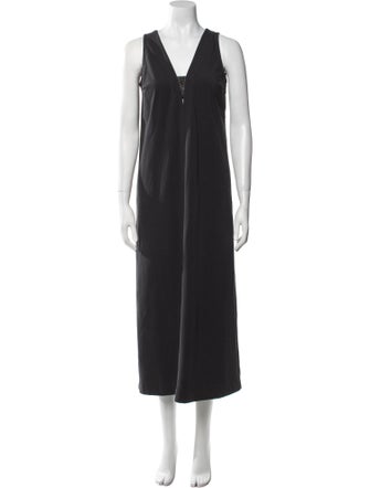 Brunello Cucinelli V-Neck Long Dress
