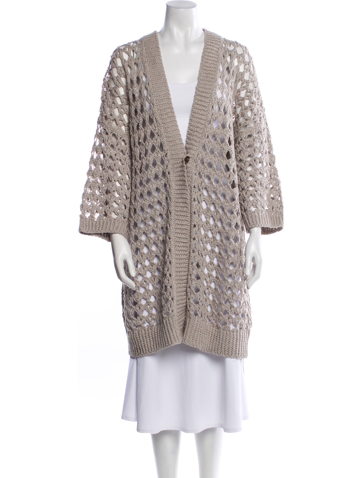Brunello Cucinelli Plunge Neckline Sweater