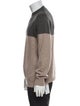 Brunello Cucinelli Cashmere Colorblock Pattern Pullover