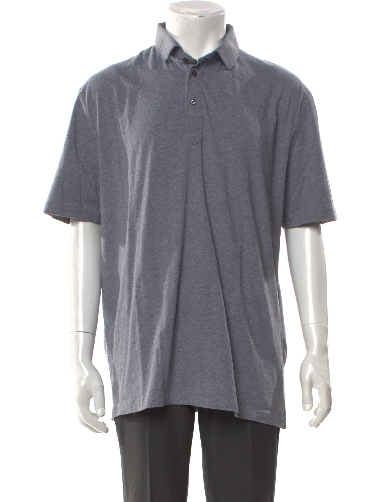 Brunello Cucinelli V-Neck Short Sleeve Polo Shirt